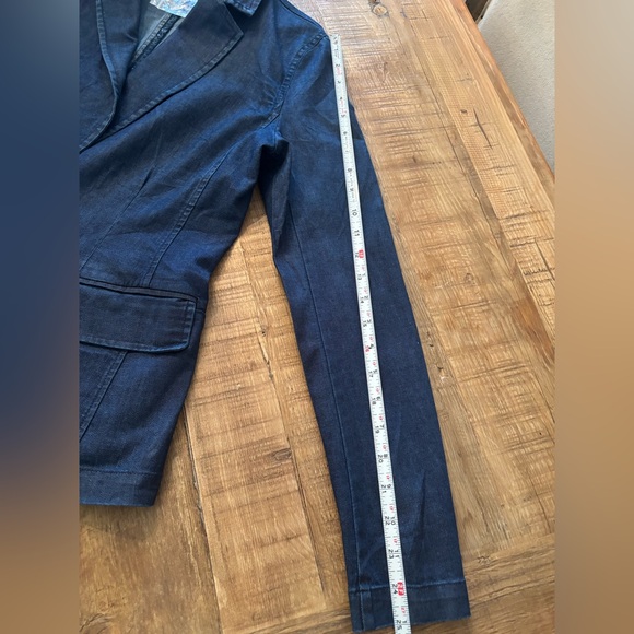 Sundance Denim Jacket Blazer. Women Sz-6 NWT | Blue | Classic | Timeless. - Picture 8 of 15